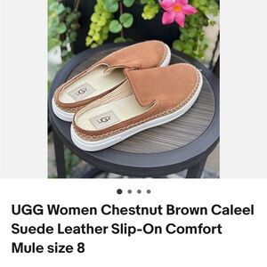 Ugg women chestnut brown Caleel size 8.  Like new
